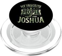 My Favorite People Call Me Joshua Personalized Name PopSockets PopGrip for MagSafe
