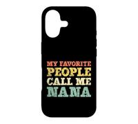 My Favorite People Call Me Nana Vintage Case for iPhone 17