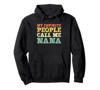 My Favorite People Call Me Nana Vintage Pullover Hoodie