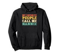 My Favorite People Call Me Nannie Vintage Pullover Hoodie