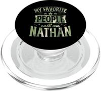 My Favorite People Call Me Nathan Personalized Name PopSockets PopGrip for MagSafe