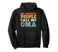 My Favorite People Call Me Oma Vintage Pullover Hoodie