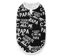 My Favorite People Call Me Papa Cute Dog Clothes Costume Cat Pajamas Puppy Gift Pet Sweater Coat Jacket