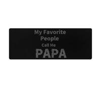 My Favorite People Call Me Papa Cute Gaming Mousepad Rubber Base Desk Mat for Home Office Laptop Computer