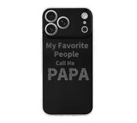 My Favorite People Call Me Papa Funny Case Compatible with iPhone 17 17 Air 17 Pro 17 Pro Max Protective Phone Cover
