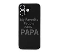 My Favorite People Call Me Papa Funny Case Compatible with iPhone 17 17 Air 17 Pro 17 Pro Max Protective Phone Cover