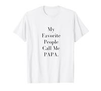 My Favorite People Call Me Papa Value Graphic T-Shirt