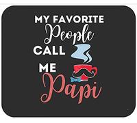 My Favorite People Call Me Papi Fathers Day Mother Day Mouse Mat Soft Mousepad Rubber Base Mouse Pad For Home Pc Work 25X30Cm