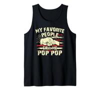 My Favorite People Call Me Pop-Pop Father's Day 4th of July Tank Top