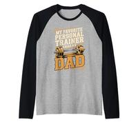 My Favorite Personal Trainer Calls Me Dad Raglan Baseball Tee