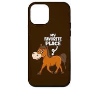 My Favorite Place Funny Horse Lover Case for iPhone 12 mini