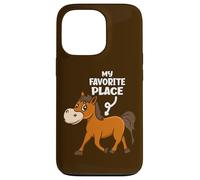 My Favorite Place Funny Horse Lover Case for iPhone 13 Pro