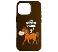 My Favorite Place Funny Horse Lover Case for iPhone 16 Pro
