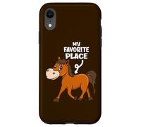 My Favorite Place Funny Horse Lover Case for iPhone XR