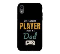 My Favorite Player Calls Me Dad Father Son Gaming Case for iPhone XR