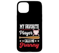 My Favorite Player Calls Me Granny Baseball Mother's Day Case for iPhone 15 Plus