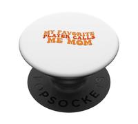 My Favorite Player Calls me Mom for Basketball Lovers PopSockets Adhesive PopGrip