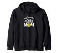 My Favorite Player Calls Me Mom Zip Hoodie