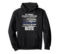 My Favorite Police Officer Calls Me Bestie Pullover Hoodie