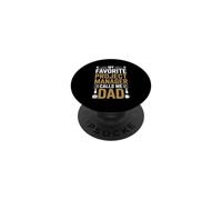 My Favorite Project Manager Calls Me Dad Proud Fathers Day PopSockets Adhesive PopGrip