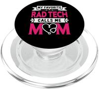 My Favorite Rad Tech Calls Me Mom Grandma Funny Mother's Day PopSockets PopGrip for MagSafe