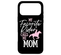 My Favorite Rider Calls Me Mom Funny Horse Lover Equestrian Case for iPhone 17 Pro Max