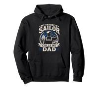 My Favorite Sailor Calls Me Dad Ocean Boat Captain Dad Pullover Hoodie
