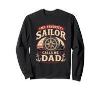 My Favorite Sailor Calls Me Dad Ocean Boat Captain Dad Sweatshirt