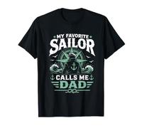 My Favorite Sailor Calls Me Dad Ocean Boat Captain Dad T-Shirt