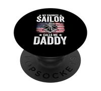 My Favorite Sailor Calls Me Daddy Father's Day PopSockets Adhesive PopGrip