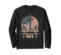 My Favorite Sailor Calls Me Wife Long Sleeve T-Shirt