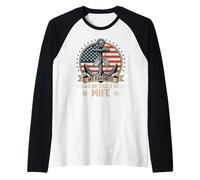 My Favorite Sailor Calls Me Wife Raglan Baseball Tee