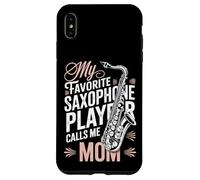My Favorite Saxophone Player Calls Me Mom Band Mother Case for iPhone XS Max