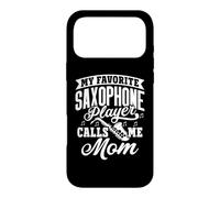 My Favorite Saxophone Player Calls Me Mom - Sax Band Family Case for iPhone 17 Pro Max