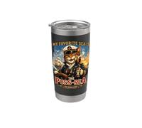 My Favorite Sea is The Puss-sea Stainless Steel Insulated Tumbler