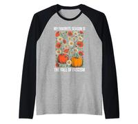 My Favorite Season is Fall of Fascism Resist No King America Raglan Baseball Tee