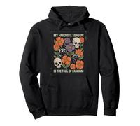 My Favorite Season is the Fall of Fascism Feral Raccoons Pullover Hoodie