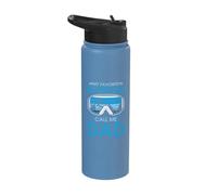 My Favorite Ski Buddies Call Me Dad - Great Fathers Day Stainless Steel Insulated Water Bottle