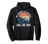 My Favorite Ski Buddies Call Me Dad, Retro Ski Gifts Pullover Hoodie