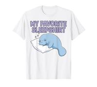 My Favorite Sleepshirt Cute Cozy Manatee Fish Design T-Shirt