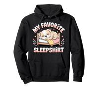 My Favorite Sleepshirt Pitbull Dog Pajama Top Dog Lovers Pullover Hoodie