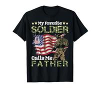 My Favorite Soldier Calls Me Father American Son Daughter T-Shirt