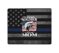 My Favorite Soldier Calls Me Mom Mouse Pad Portable Mousepads Non-Slip Mouse Mat For Pc Computer Home 25X30Cm