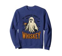 My Favorite Spirit Is Whiskey Funny Ghost Halloween Costume Sweatshirt