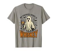 My Favorite Spirit is Whiskey Funny Ghost Halloween Costume T-Shirt