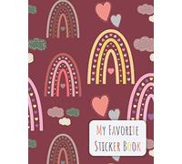 My Favorite Sticker Book: Collect Your Favorite Stickers Here! Blank Sticker Collection Album For Storing Your Stickers