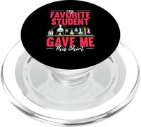 My Favorite Student Gave Me This Shirt Science Teacher PopSockets PopGrip for MagSafe