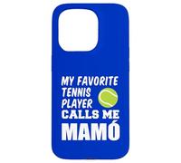My Favorite Tennis Player Calls Me Mamo Irish Grandma Case for iPhone 15 Pro