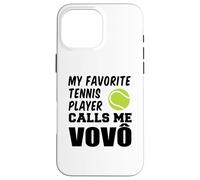 My Favorite Tennis Player Calls Me Vovo Portuguese Grandpa Case for iPhone 16 Pro Max