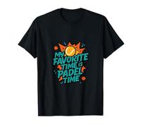 My Favorite Time Is Padel Time Graffiti Art T-Shirt